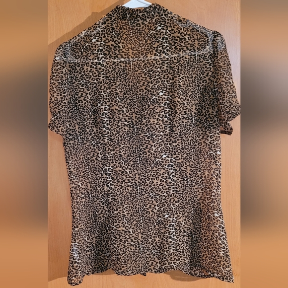 Worthington Leopard M Blouse - Picture 4 of 5
